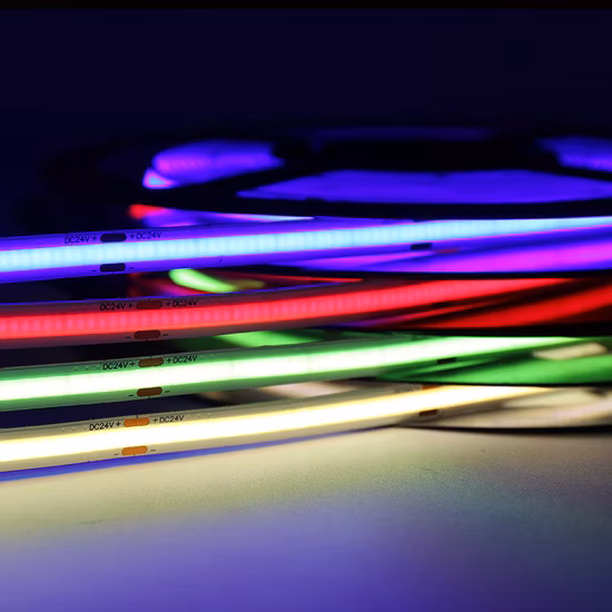 Neueinführung Dotless Cuttable DC12V 24V Warm Kalt Weiß Band Licht LED Linear Licht Flexible COB LED Streifen Lichter
