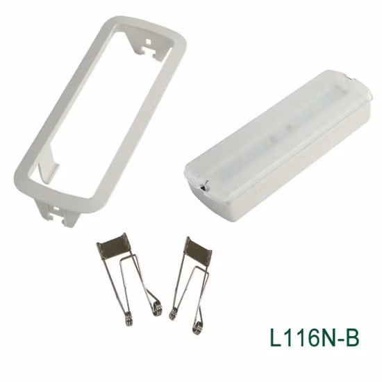 3 W batteriebetriebene wiederaufladbare LED-Notfallleuchte für den Deckeneinbau