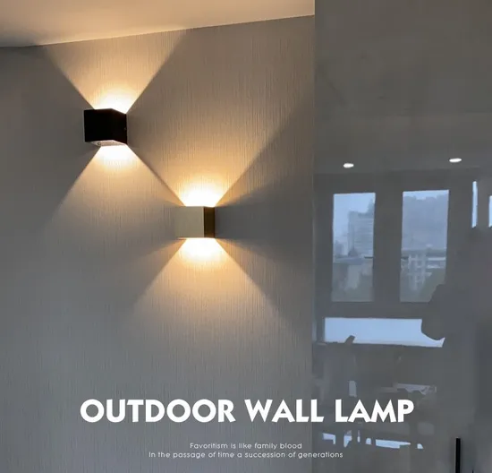 China Home Lighting Square Step Lights LED dekorative Wandleuchte